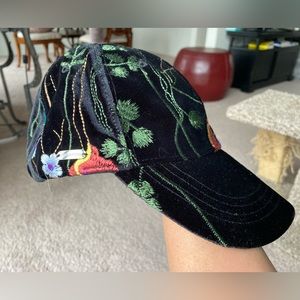 Steve Madden velvet baseball cap